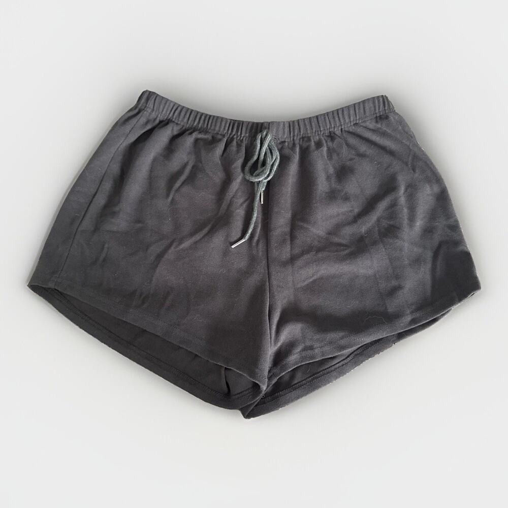 Shein Heather Gray Lounge Running Athletic Shorts Womans Sz XL Elastic Waist